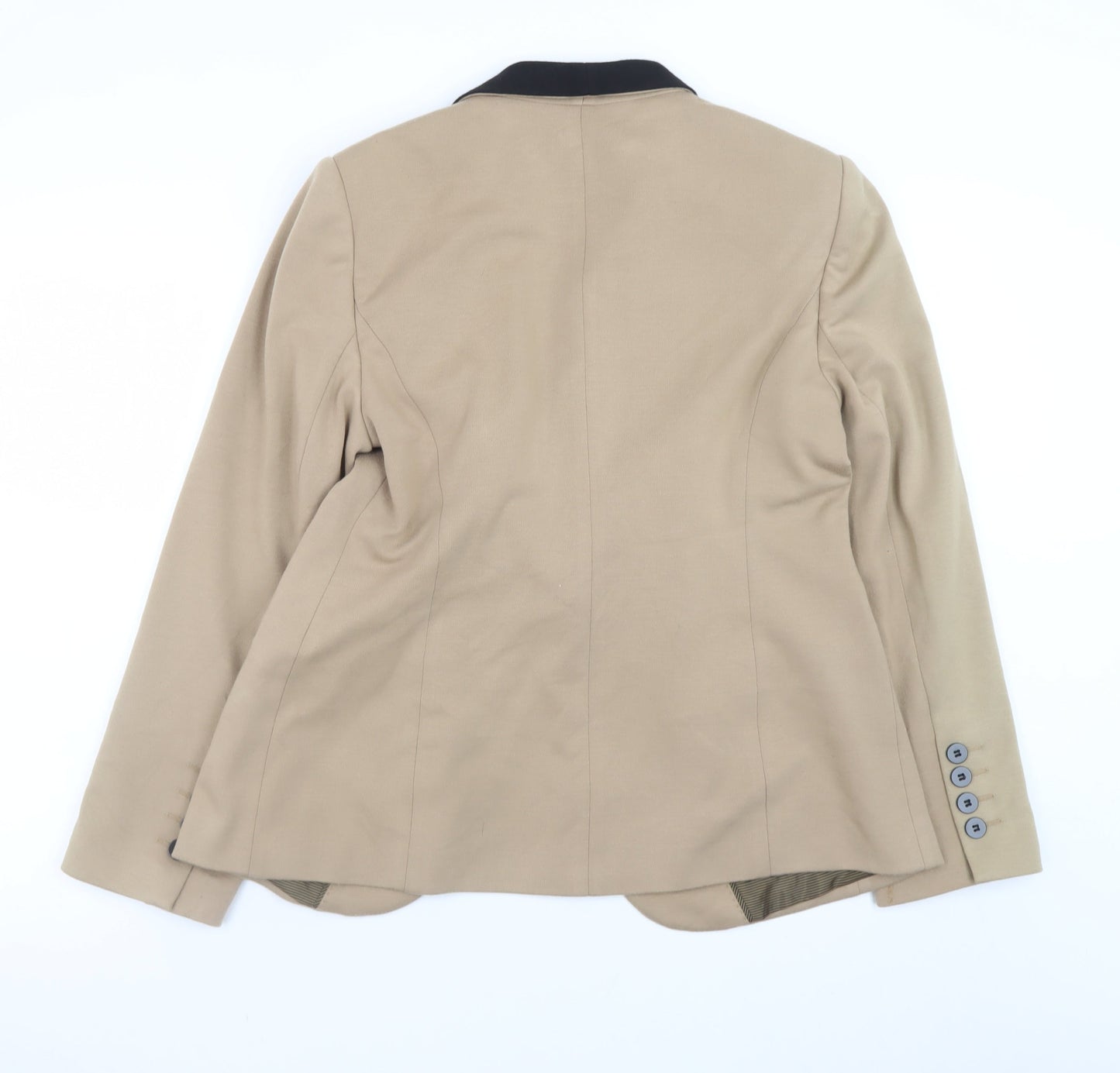 Marks and Spencer Women Beige Blazer UK 16 Classic Formal Jacket