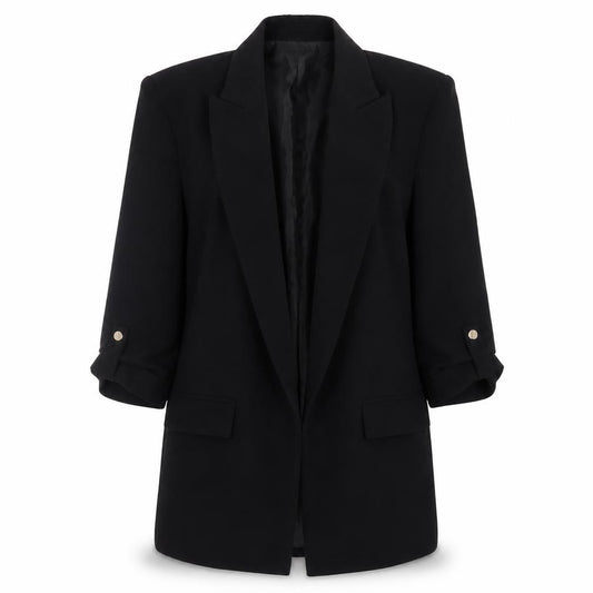 Zara Women's Black XS Classic Mid-Length Blazer Jacket
