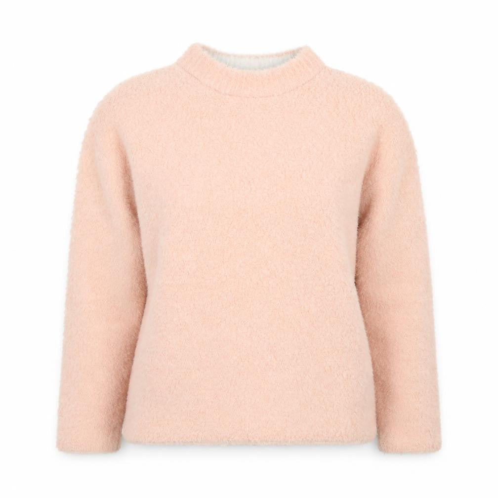 River Island Womens Pink Mock Neck Long Sleeve Pullover Jumper XS