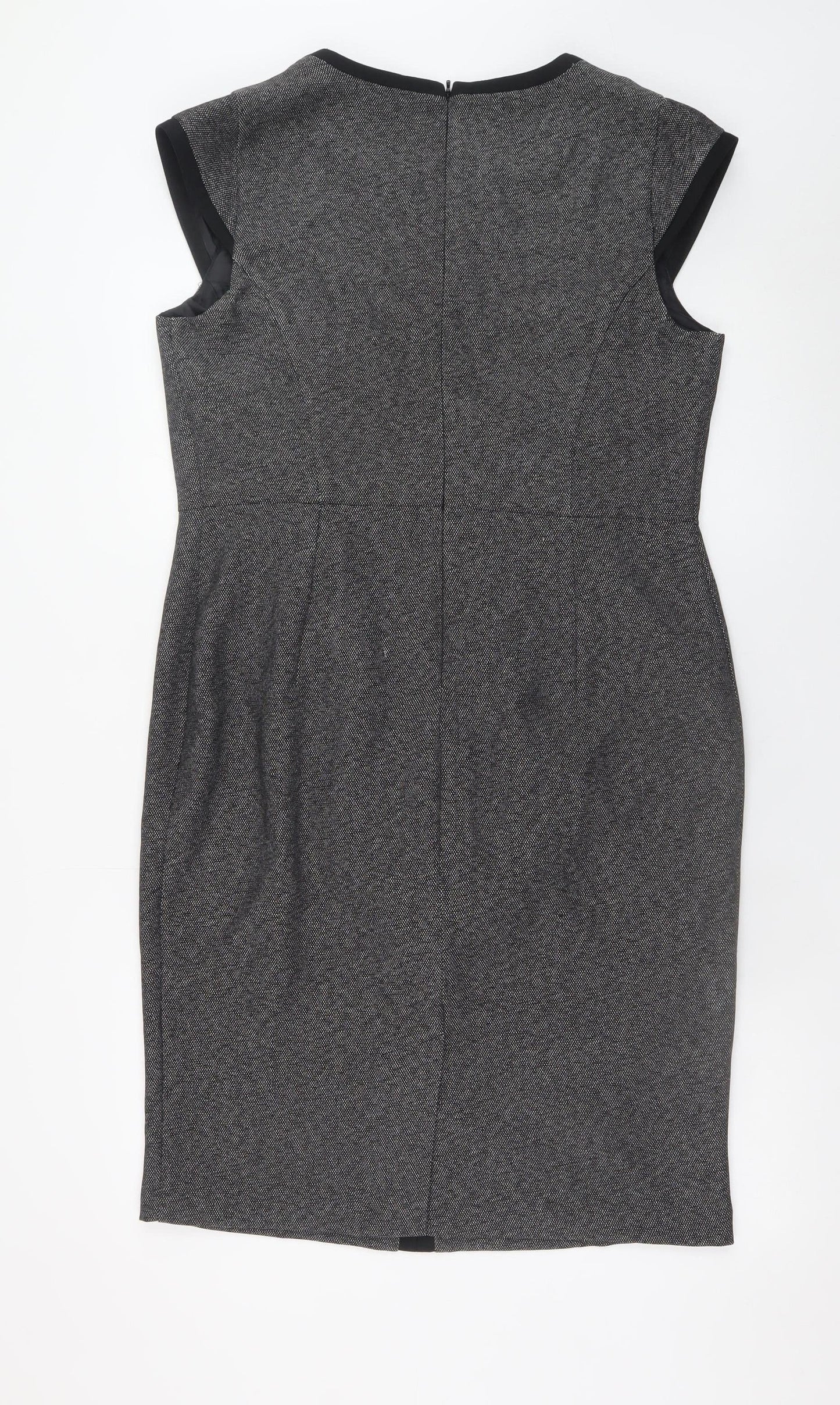 Tu Women’s Grey Sheath Knee Length Dress Size 14 Workwear