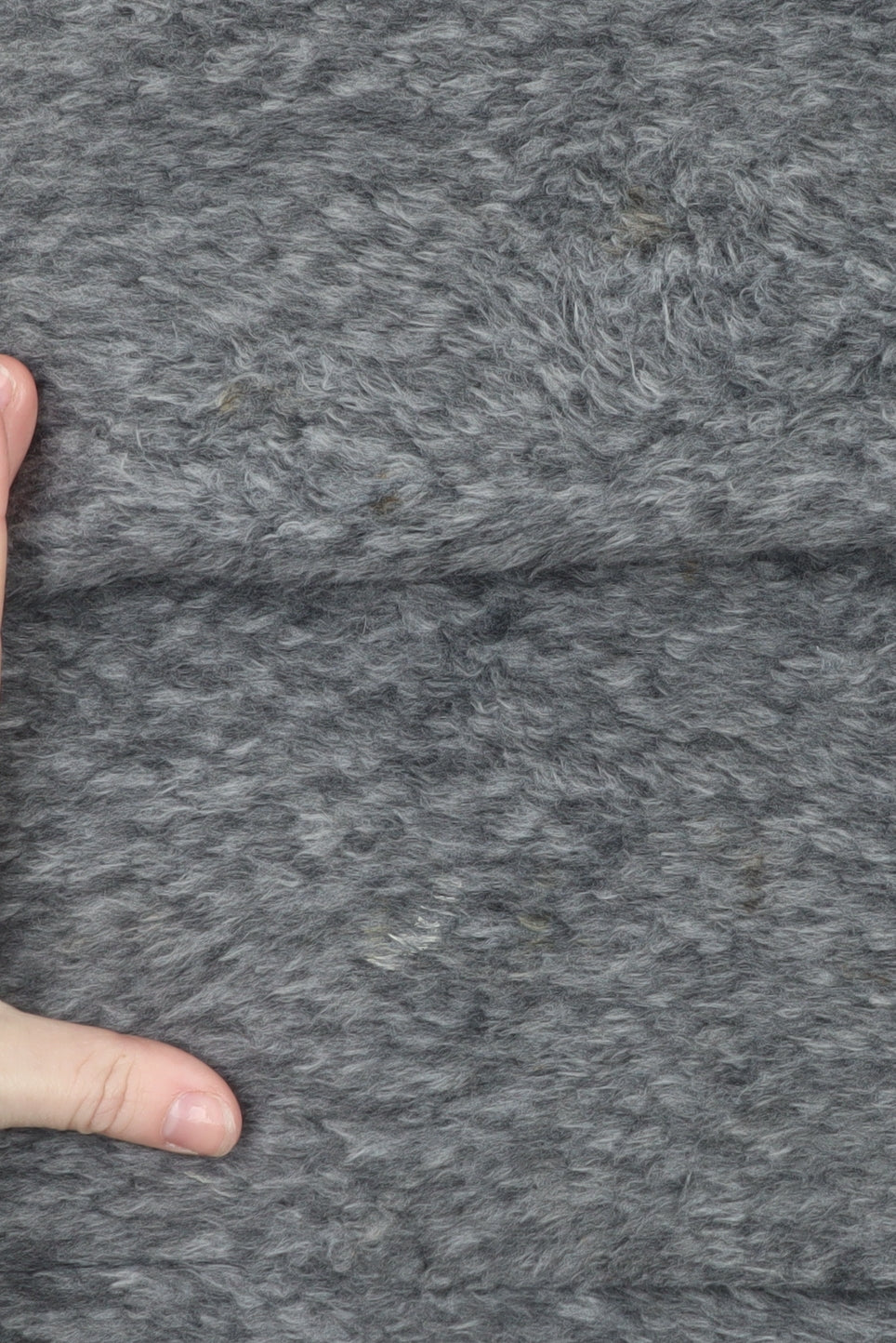 Four Seasons Women’s Grey Wool Look Overcoat Size S Lined Classic Style