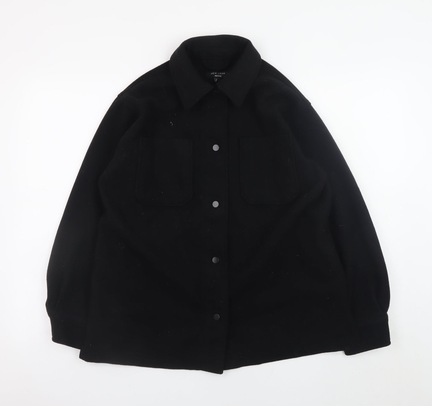 New Look Petite Women's Black Basic Jacket Size 8-10 Regular Fit