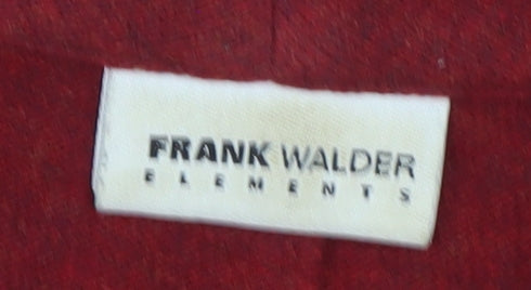 Frank Walder Women’s Red Wool Blend Blazer Jacket Size 18