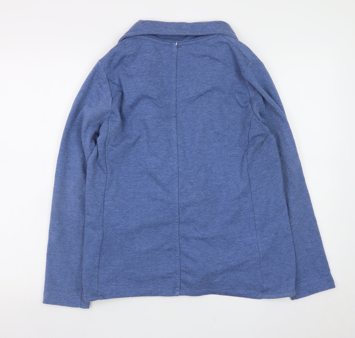 Country Rose Women Blue Size 12 Jersey Blazer Jacket