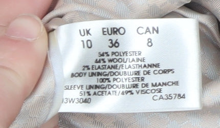 Planet Women's Grey Wool Blend Blazer Jacket Size 10