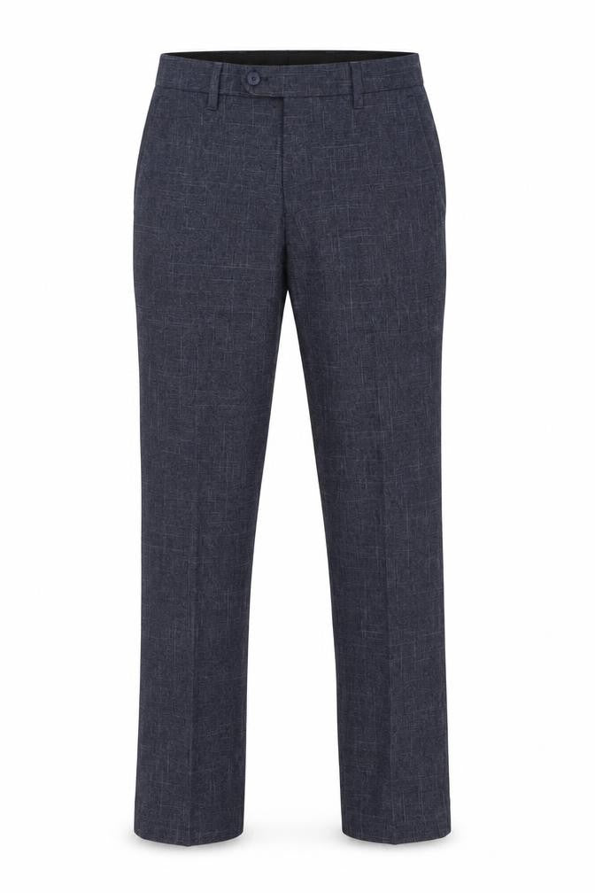 Next Men's Blue Polyester Dress Pants Trousers 28W 31L Regular Fit