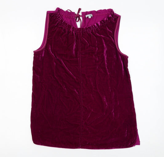 Jigsaw Women’s Purple Velvet Camisole Tank Top Size S