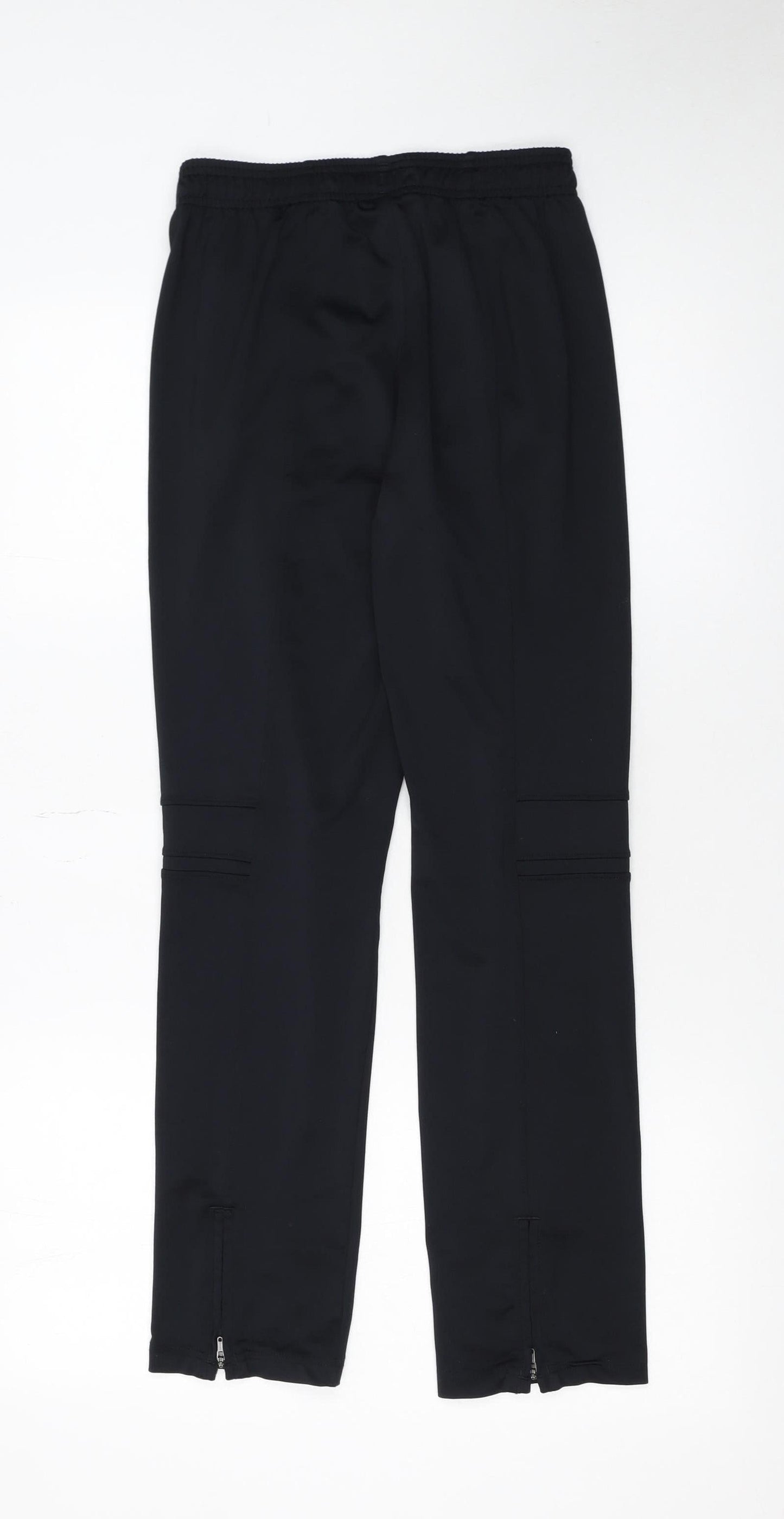 Under Armour Boys Black 14 Years Track Pants Slim Fit Breathable Activewear