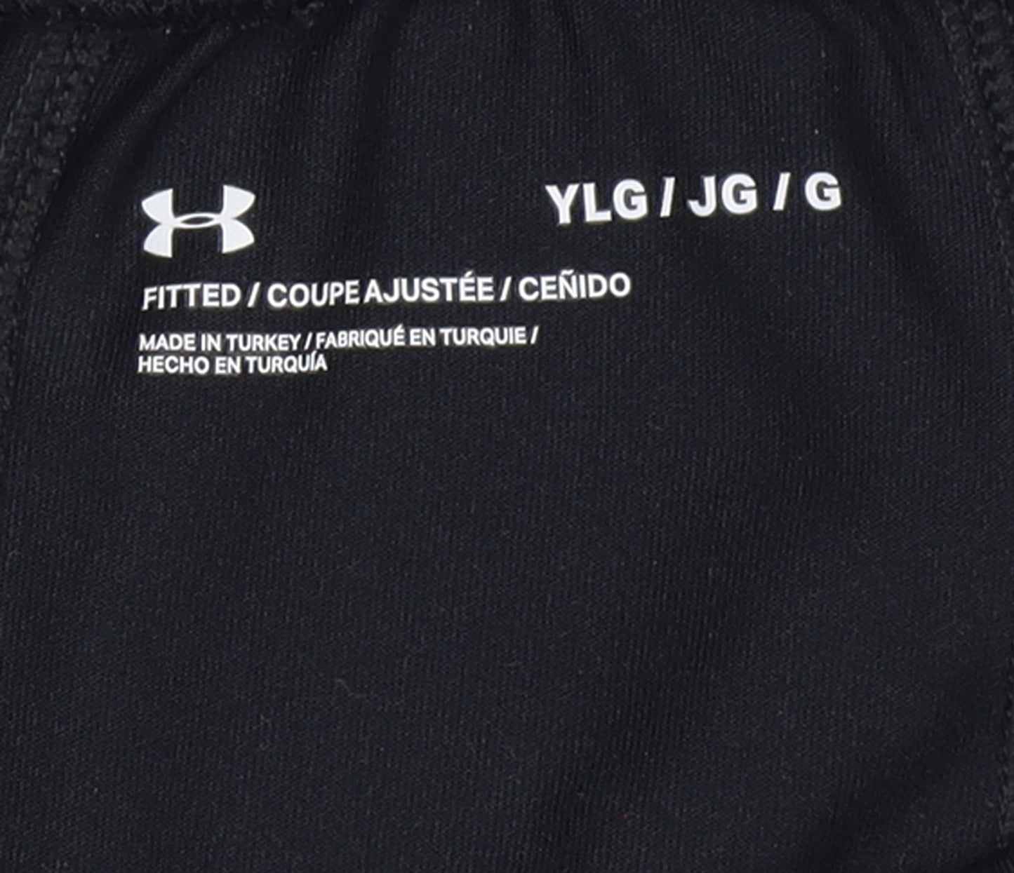 Under Armour Boys Black 14 Years Track Pants Slim Fit Breathable Activewear