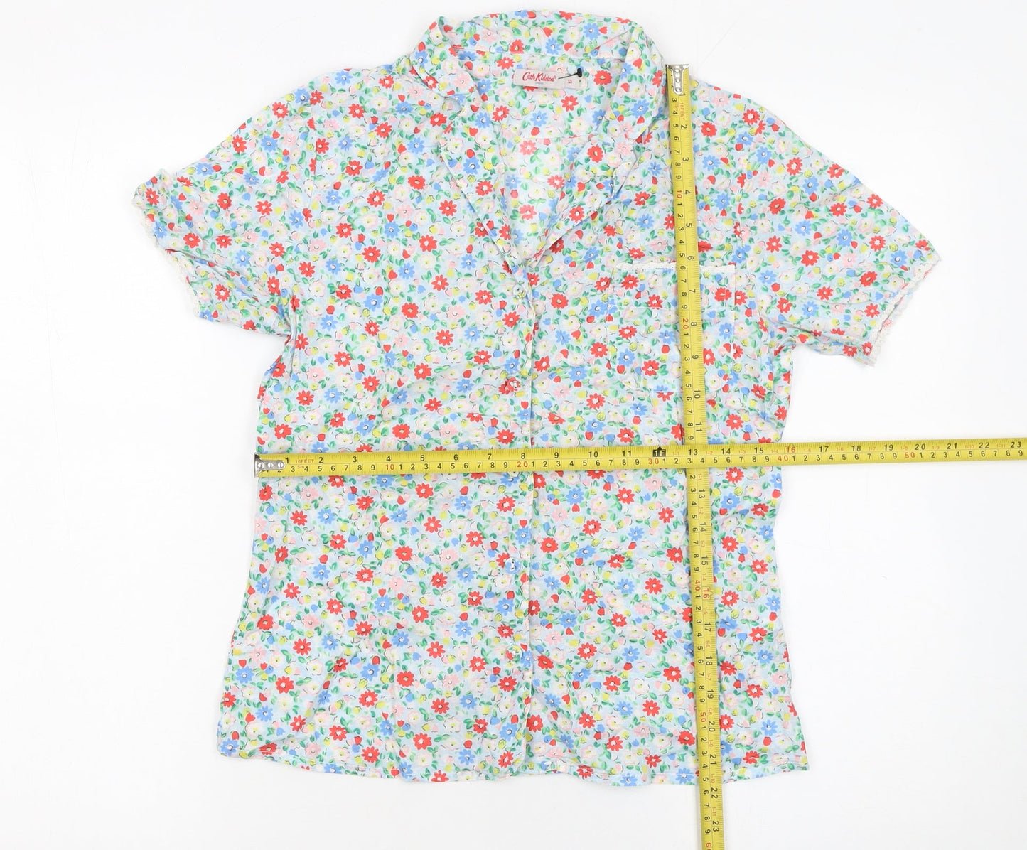 Cath Kidston Women’s Multicoloured Floral Cotton Button-Up Shirt XS