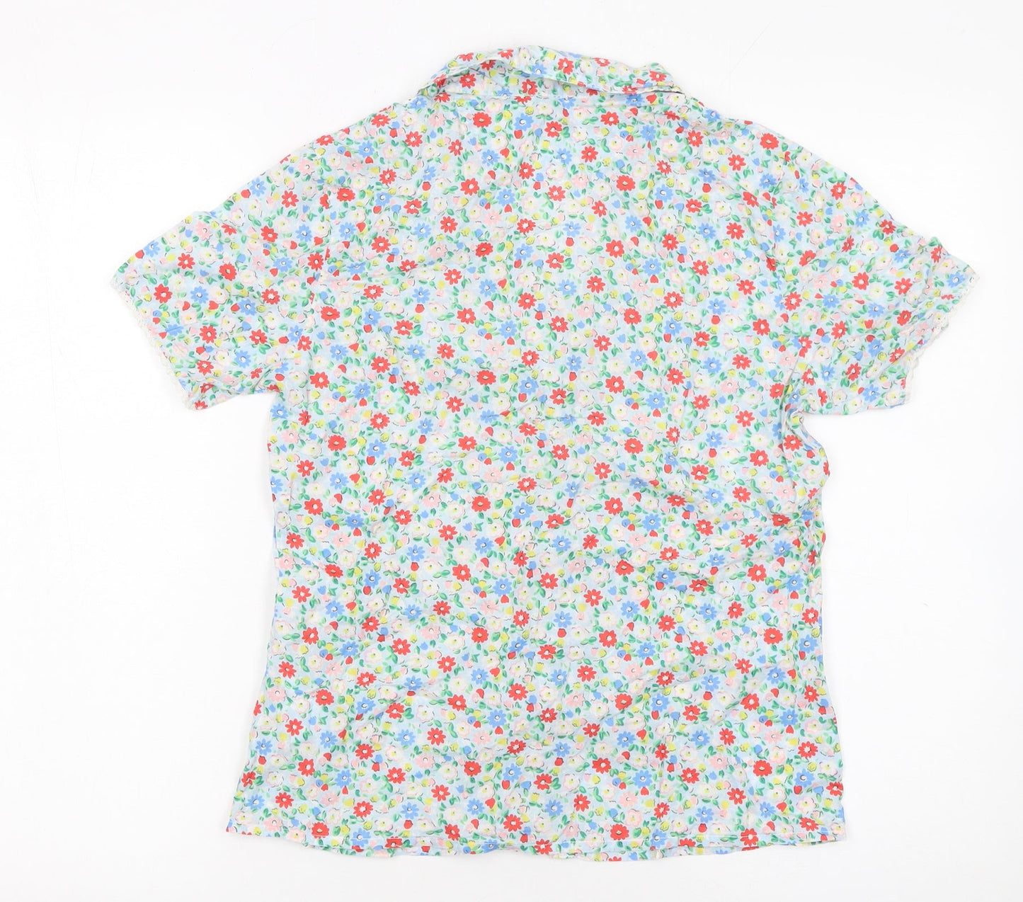 Cath Kidston Women’s Multicoloured Floral Cotton Button-Up Shirt XS