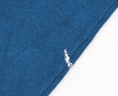 M&Co Women’s Blue Roll Neck Pullover Jumper XL Knit Long Sleeve
