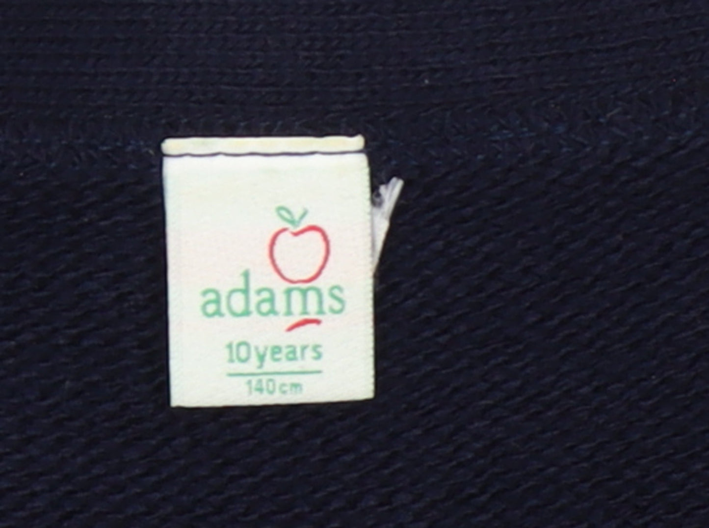 Adams Girls Blue Acrylic Button-Up Knit Cardigan 10 Years