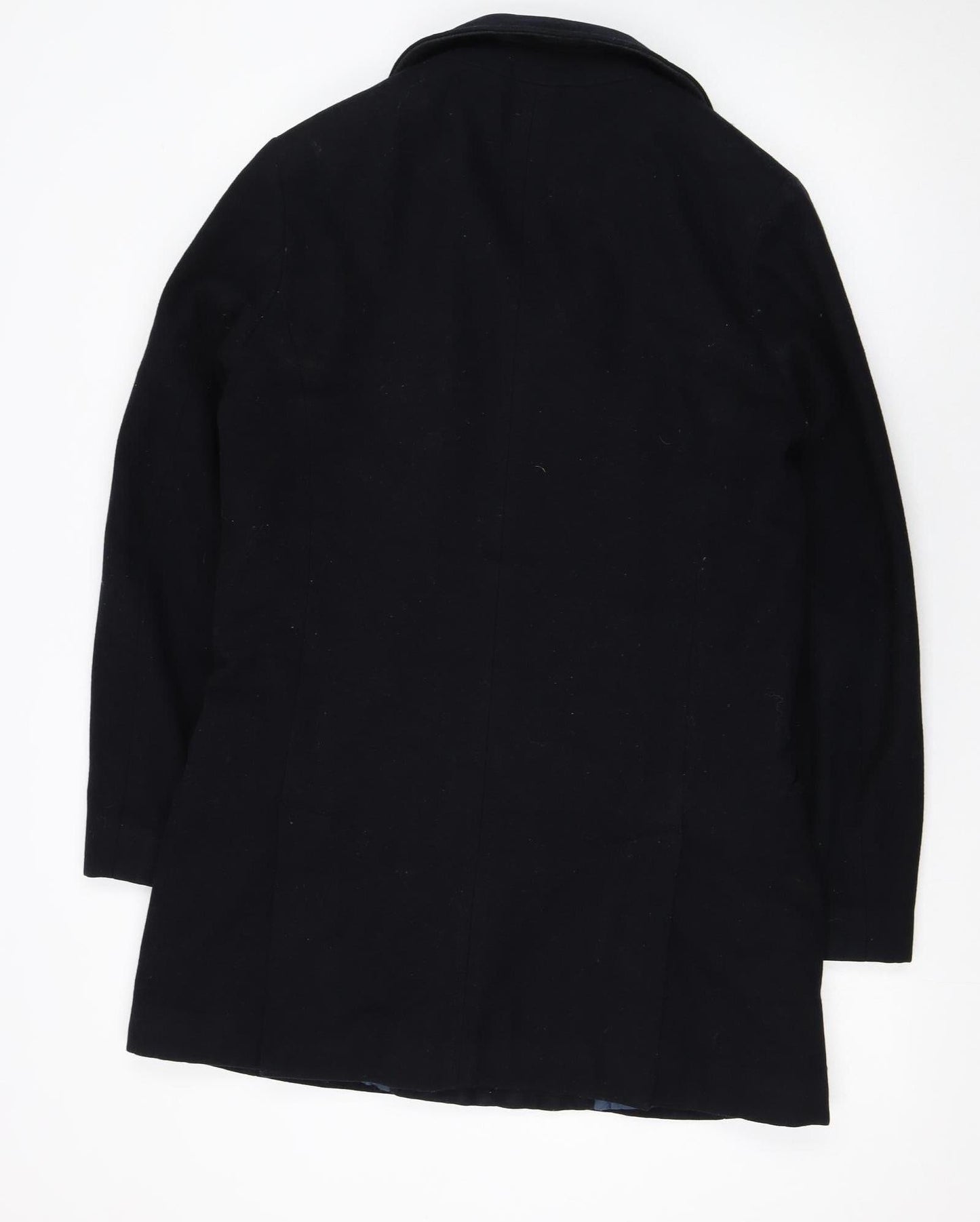 John Lewis Women’s Black Wool Blend Pea Coat Size S