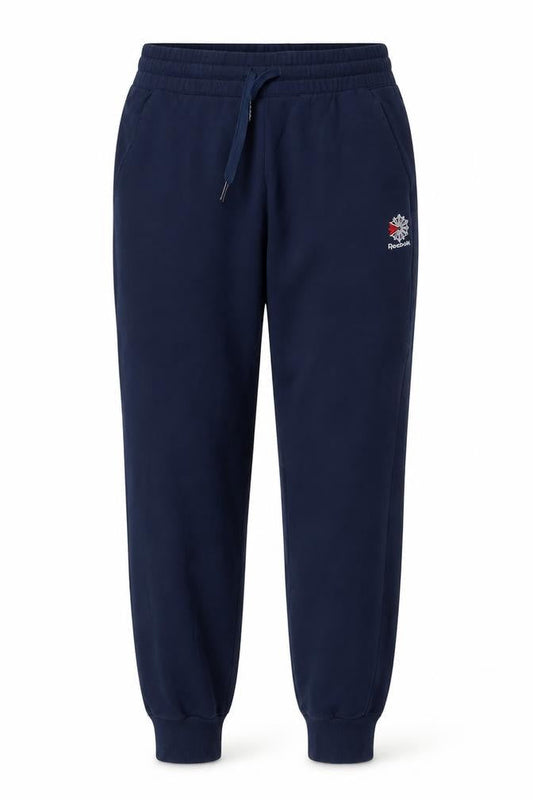 Reebok Women's Blue Jogger Sweatpants Size S Cotton Blend Tapered Fit