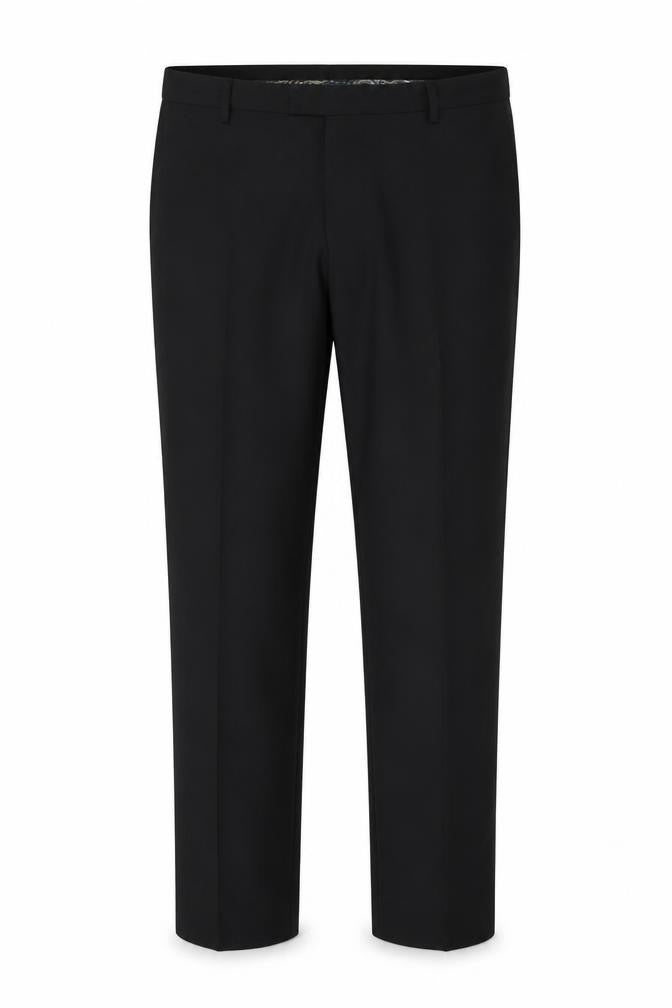 Next Men's Black Dress Pants 38W 31L Straight Leg Formal Trousers