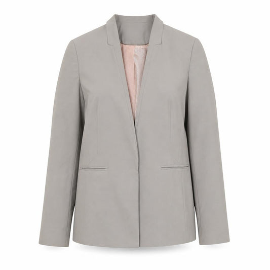Next Women Beige Tailored Suit Jacket Size 16 Regular Lined Blazer