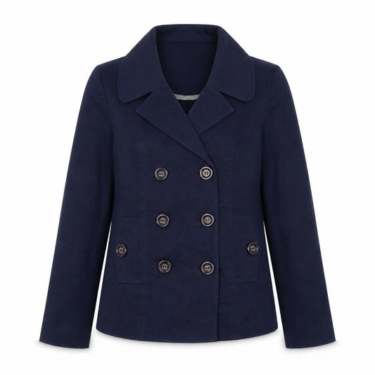 Principles by Ben de Lisi Women's Blue Size 12 Double-Breasted Blazer