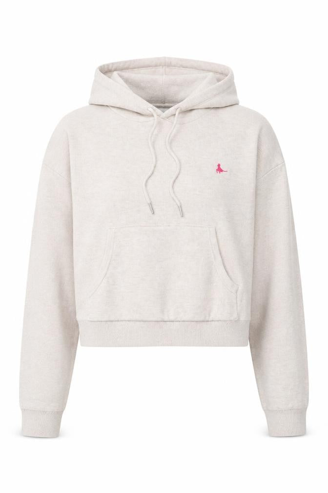 Jack Wills Womens Beige Hooded Pullover Jumper Size 14