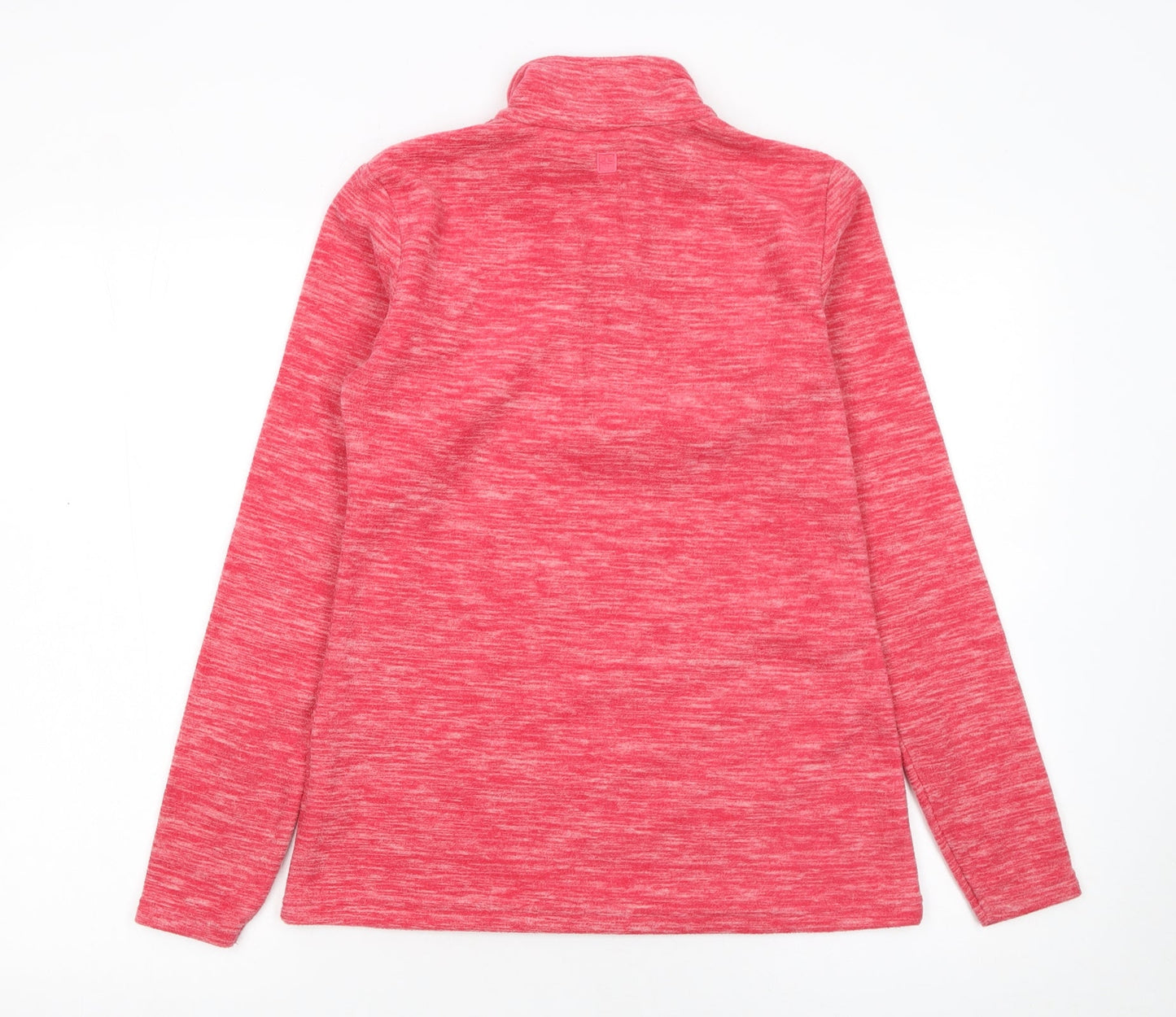 Mountain Warehouse Womens Red 1/4 Zip Fleece Pullover UK 8