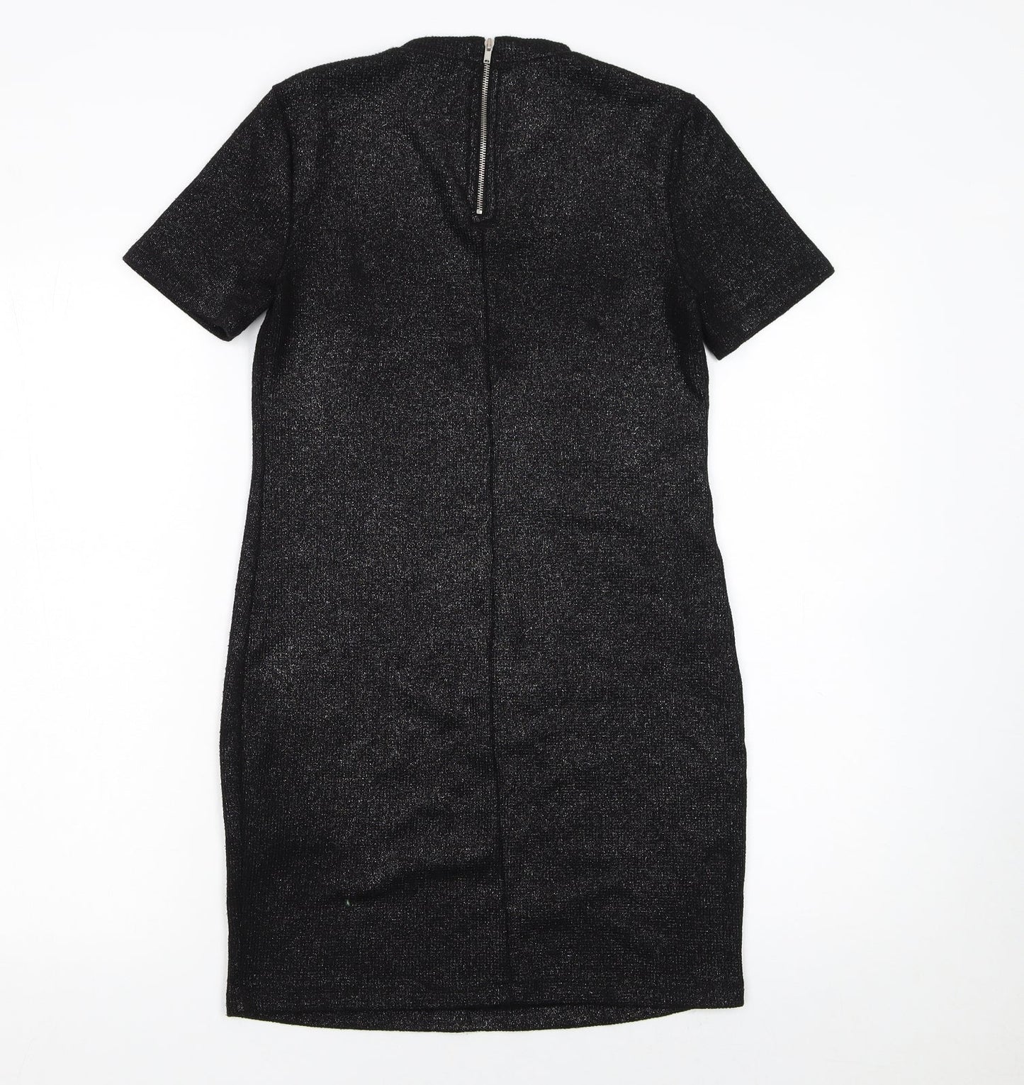 Forever 21 Women Black Small Bodycon Knee Length Party Dress