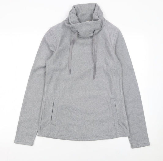 Mountain Warehouse Women Grey Size 16 Cowl Neck Pullover Sweatshirt