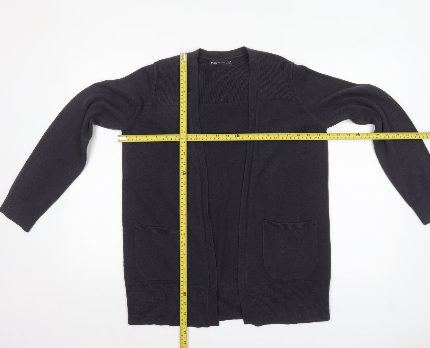 Marks and Spencer Women’s Black Knit Long Sleeve Cardigan M