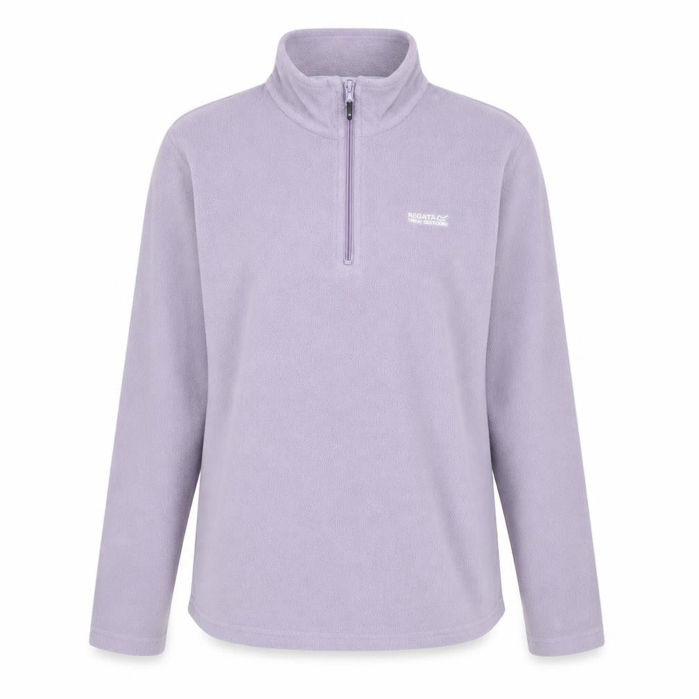 Regatta Great Outdoors Women’s Lilac 1/2 Zip Fleece Sweatshirt UK 10