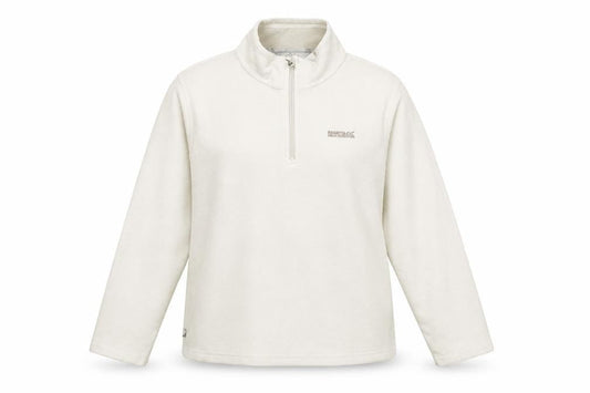 Regatta Great Outdoors Women Beige 1/2 Zip Fleece Sweatshirt UK 16