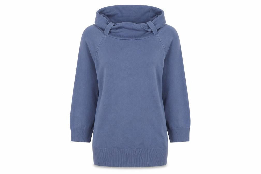 Marks & Spencer Women’s Blue Cowl Neck Knit Jumper Size 14