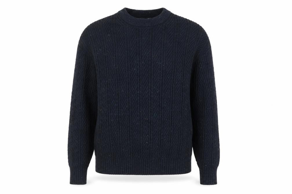 Marks & Spencer Women's Black Cable-Knit Pullover Jumper Medium