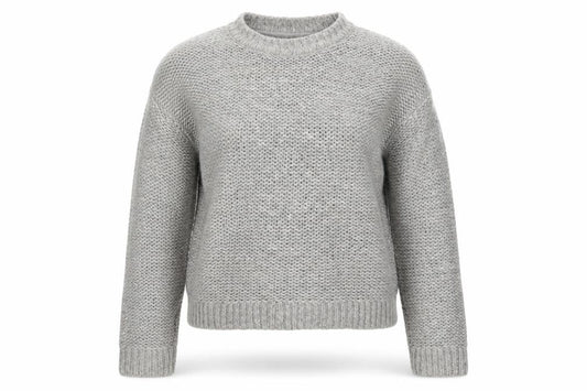 FatFace Women’s Grey Chunky Knit Pullover Jumper Size 14