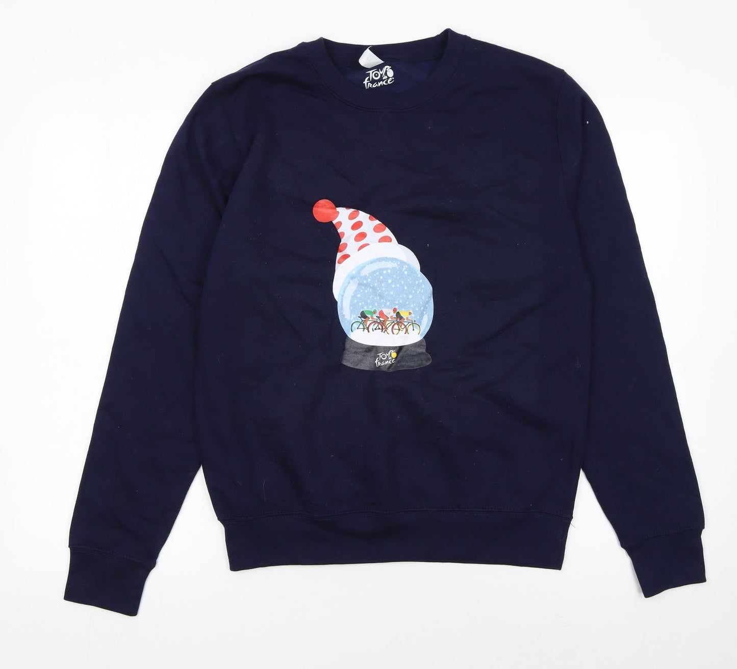 Tour de France Navy Sweatshirt Women S Pullover Christmas Graphic Print