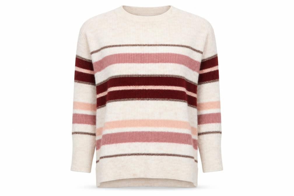 Oasis Womens Multicoloured Striped Knit Pullover Jumper XS