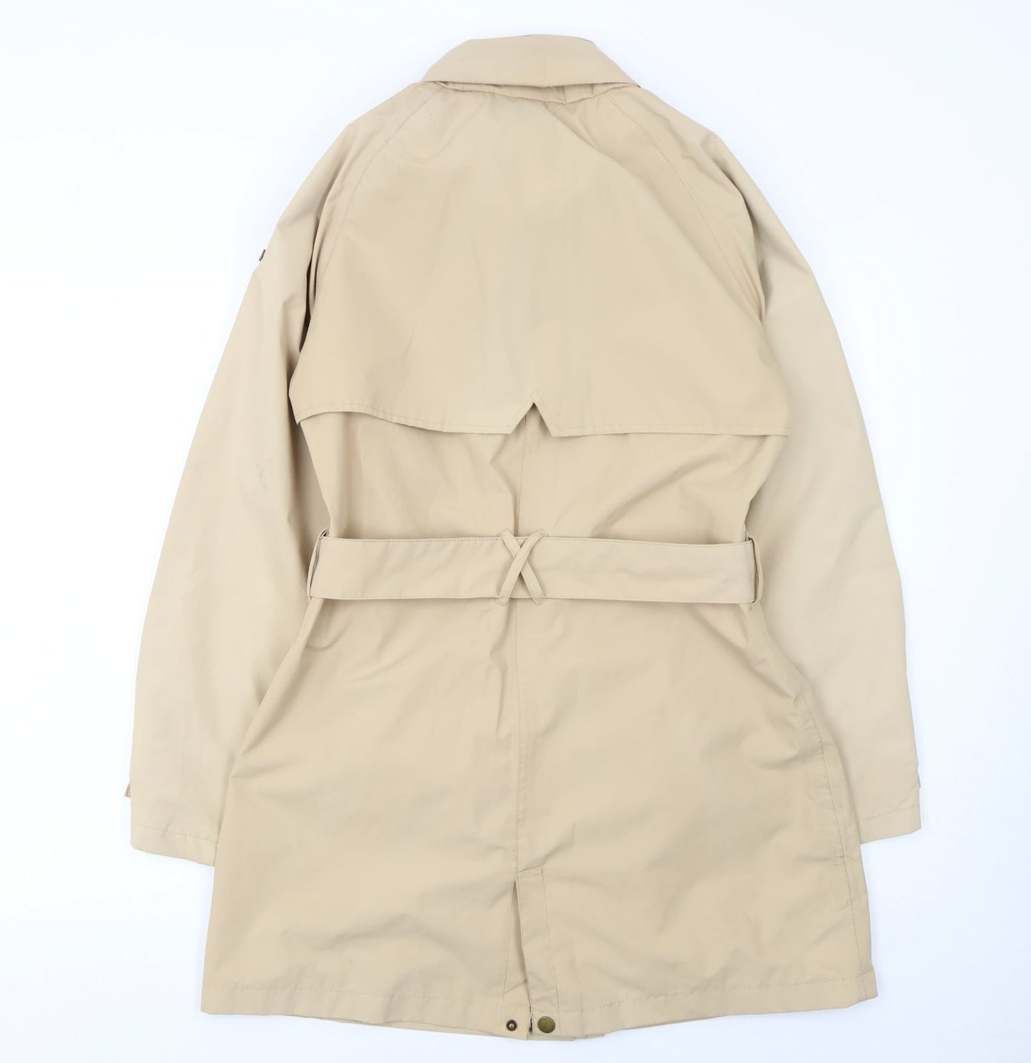 Regatta Womens Beige Size 10 Mid-Length Belted Trench Coat
