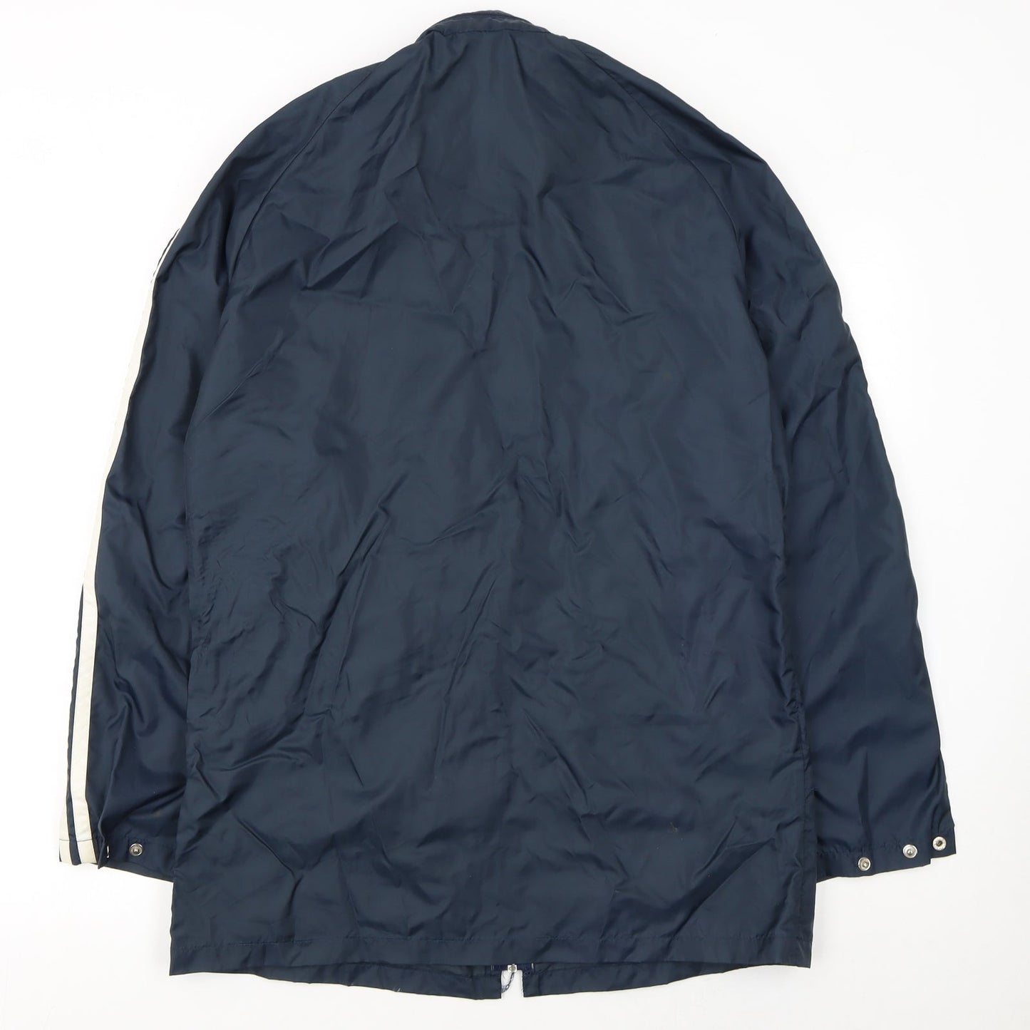 Adidas Men's Blue XS Retro Track Jacket Polyamide Full Zip Windproof