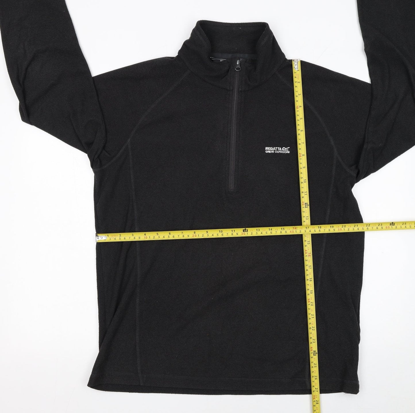 Regatta Men's Black Fleece 1/2 Zip Pullover Sweatshirt L