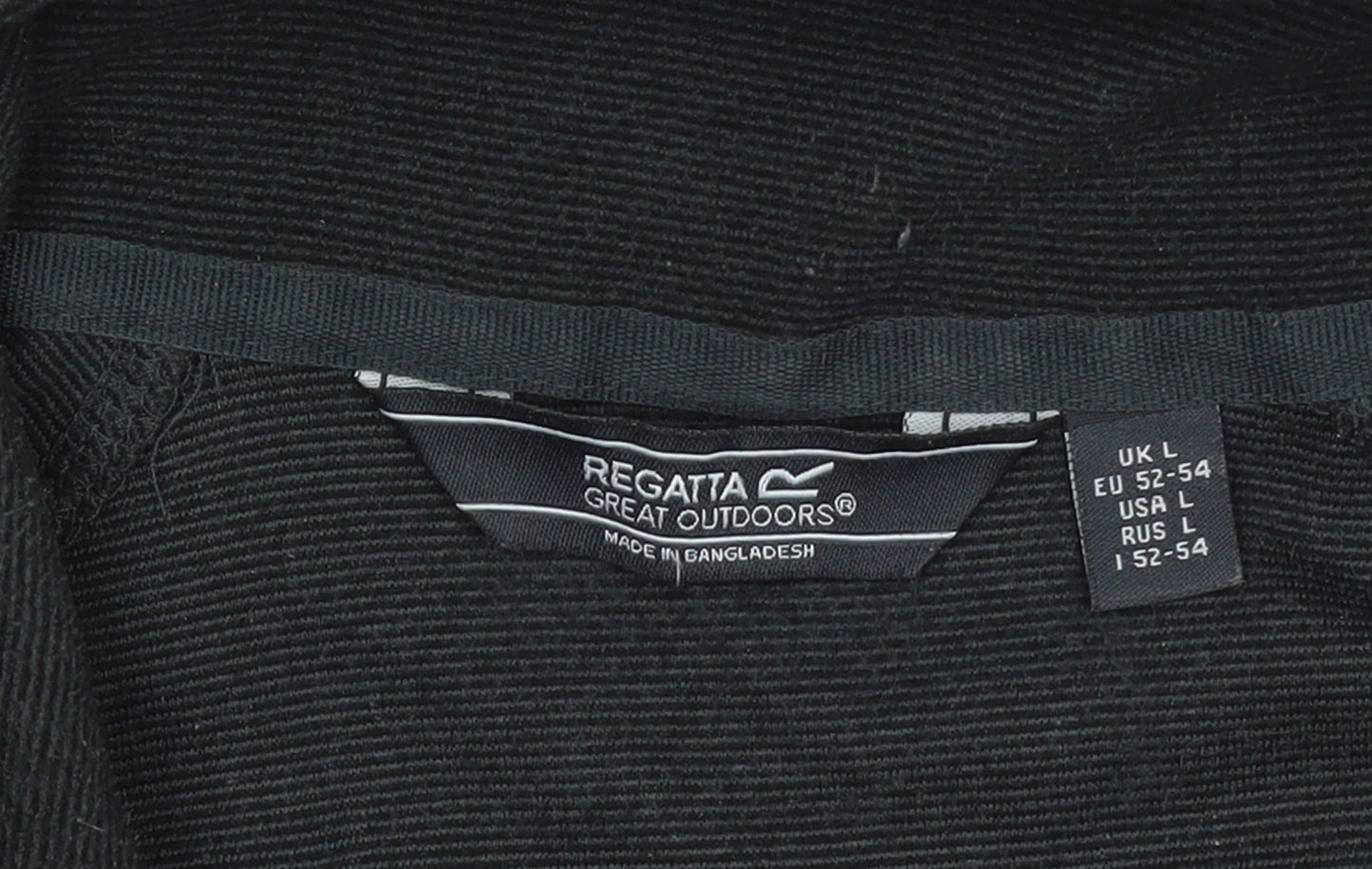 Regatta Men's Black Fleece 1/2 Zip Pullover Sweatshirt L