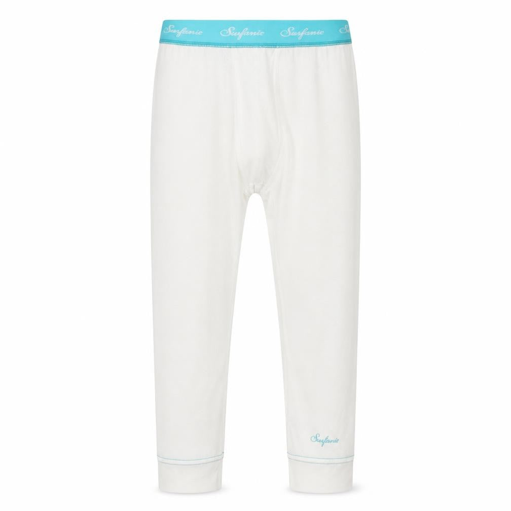Surfanic Boys White Compression Base Layer Leggings 12 Years Ski Activewear