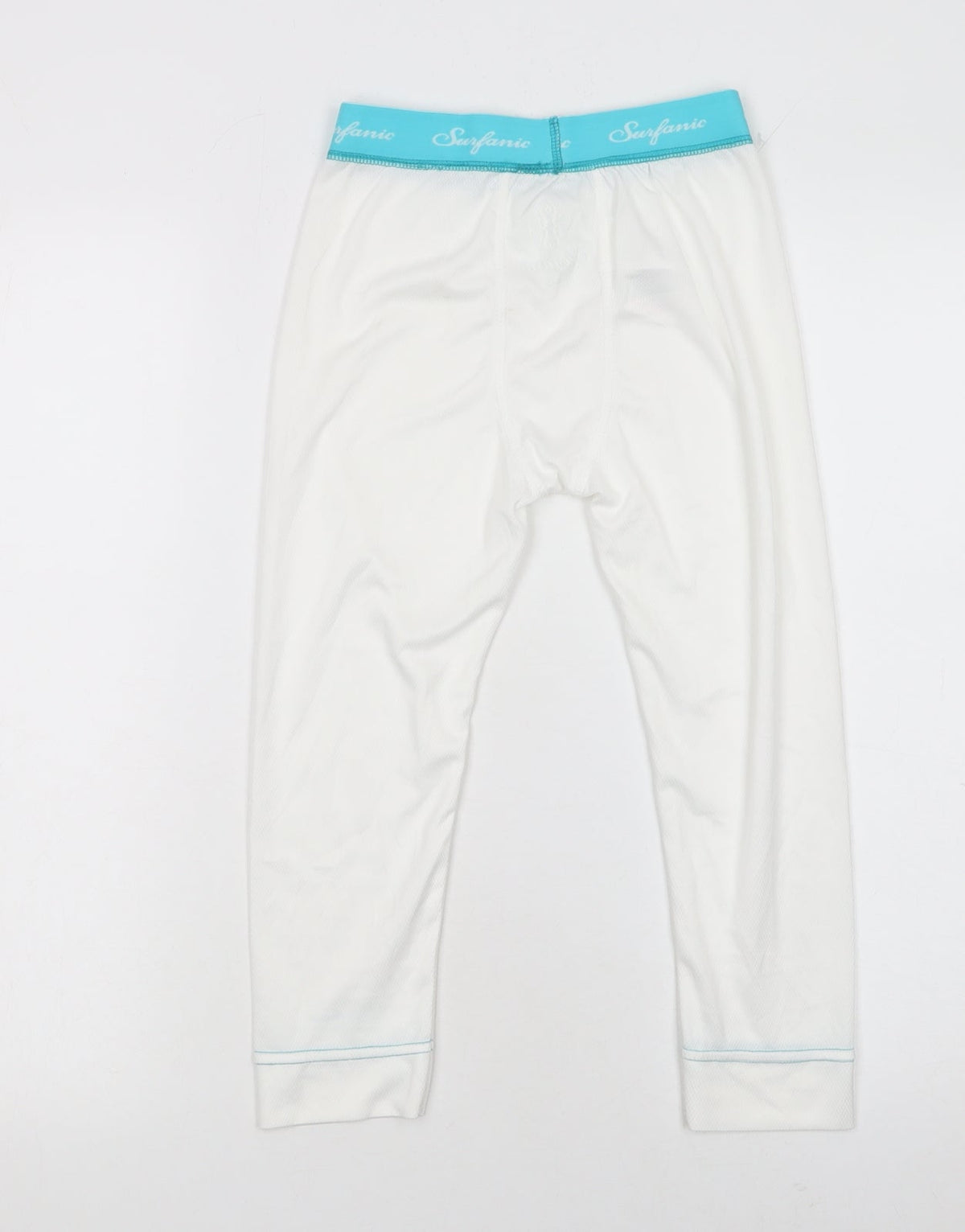 Surfanic Boys White Compression Base Layer Leggings 12 Years Ski Activewear