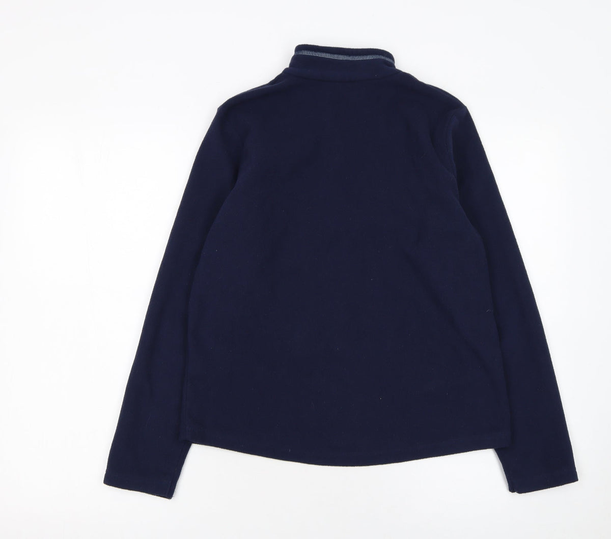 Quechua Boys Blue Fleece 1/2 Zip Pullover Sweatshirt 12-13 Years