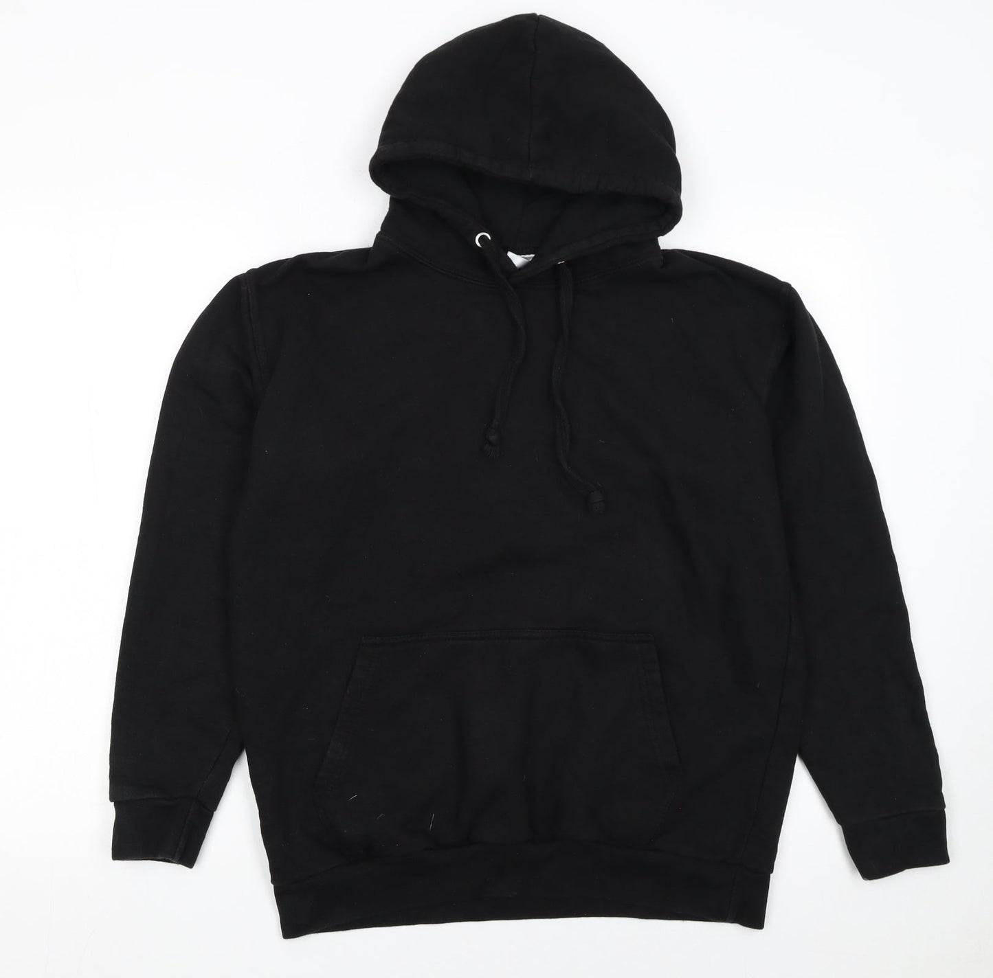 Stars & Stripes Men’s Black Pullover Fleece Hoodie Size M Regular Fit
