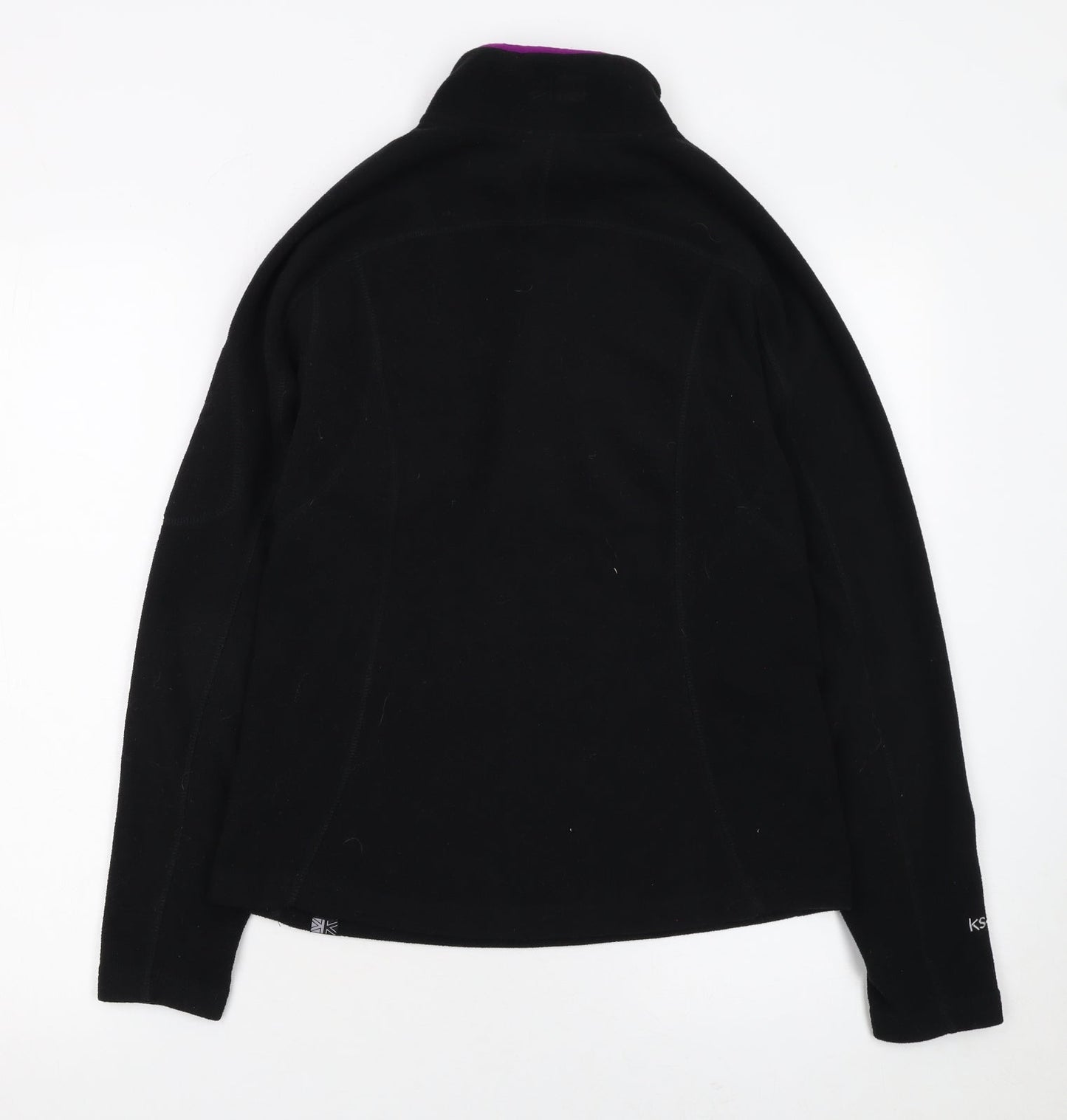 Karrimor Women Black Fleece 1/4 Zip Pullover Sweatshirt Size 10