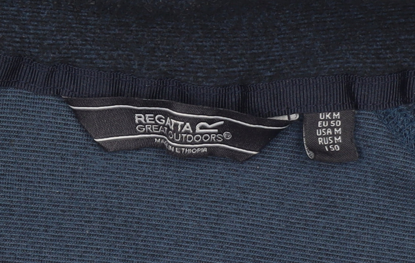 Regatta Men's Blue Fleece 1/4 Zip Pullover Sweatshirt Size M