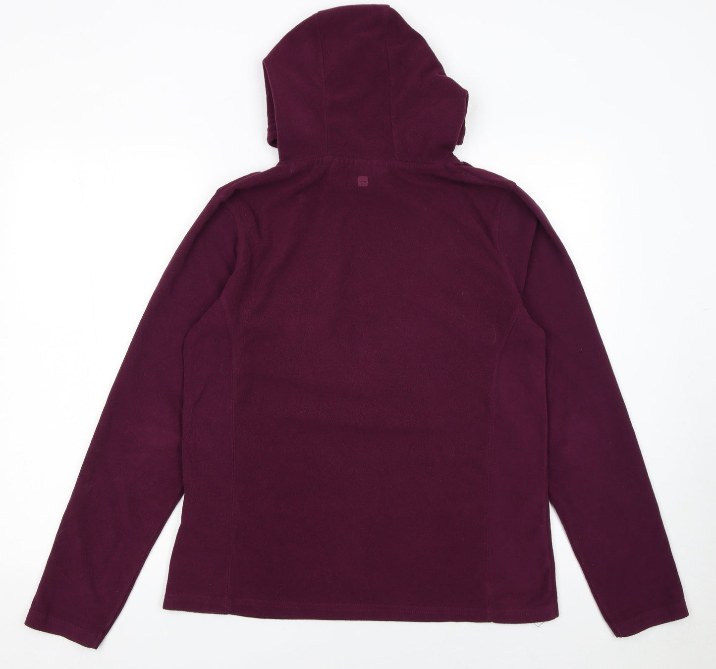 Mountain Warehouse Womens Burgundy Fleece Pullover Hoodie UK 12