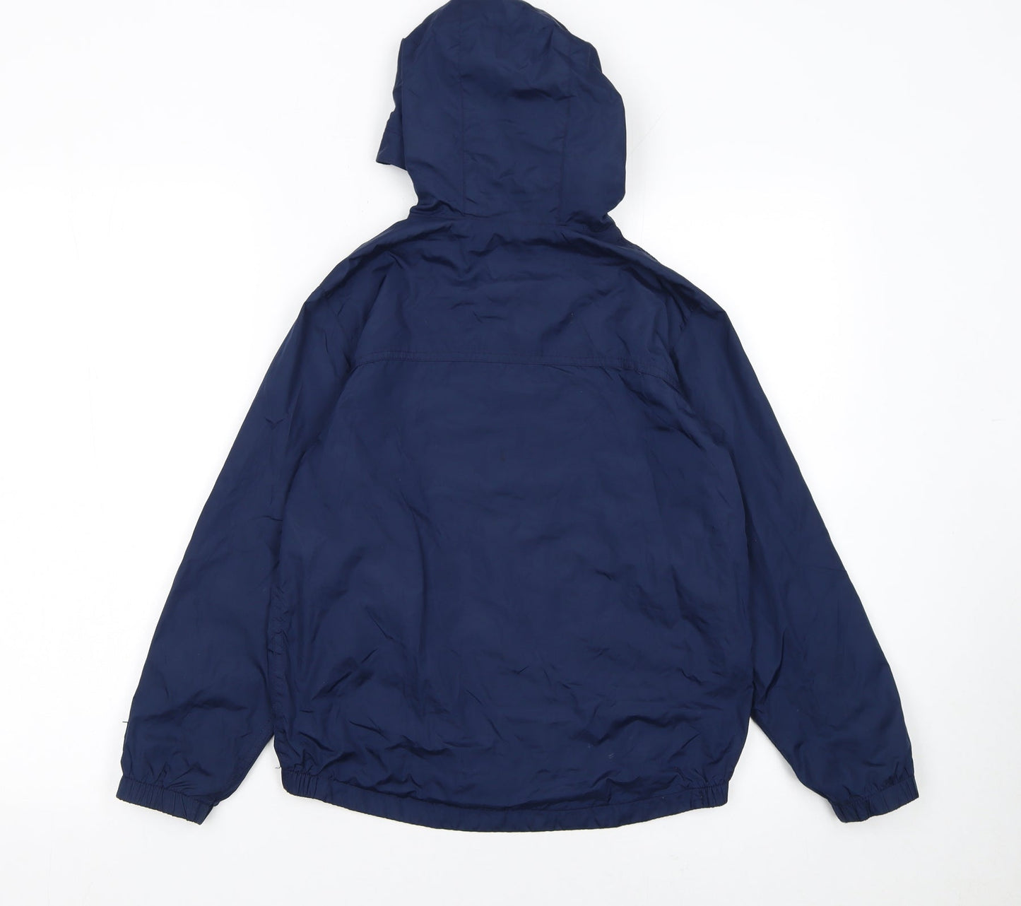 GAP Kids Boys Blue Hooded Windbreaker Jacket 8-9 Years
