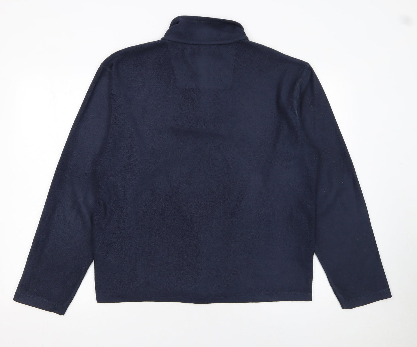 Regatta Men Blue Fleece Half Zip Pullover Sweatshirt M