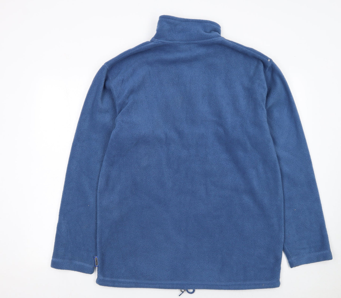 Zantos Men's Blue Fleece 1/4 Zip Pullover Sweatshirt Size S