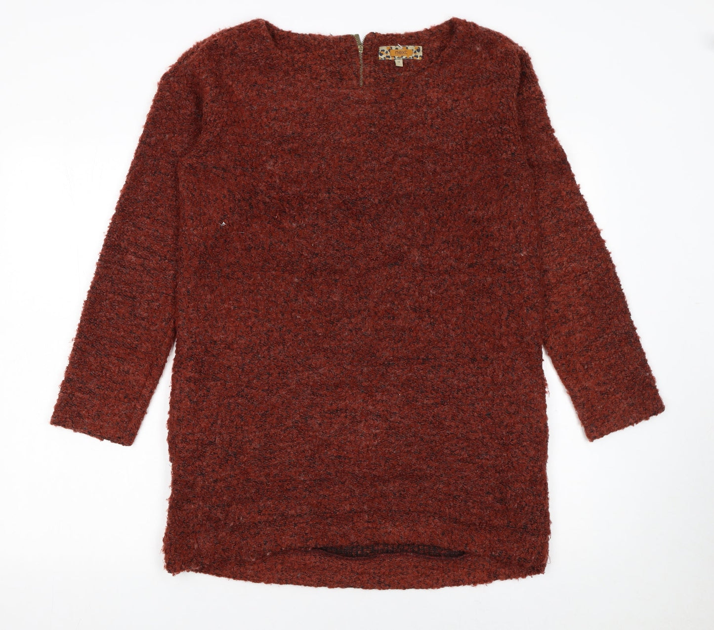 Next Women's Brown Chunky Knit Pullover Jumper Size 12