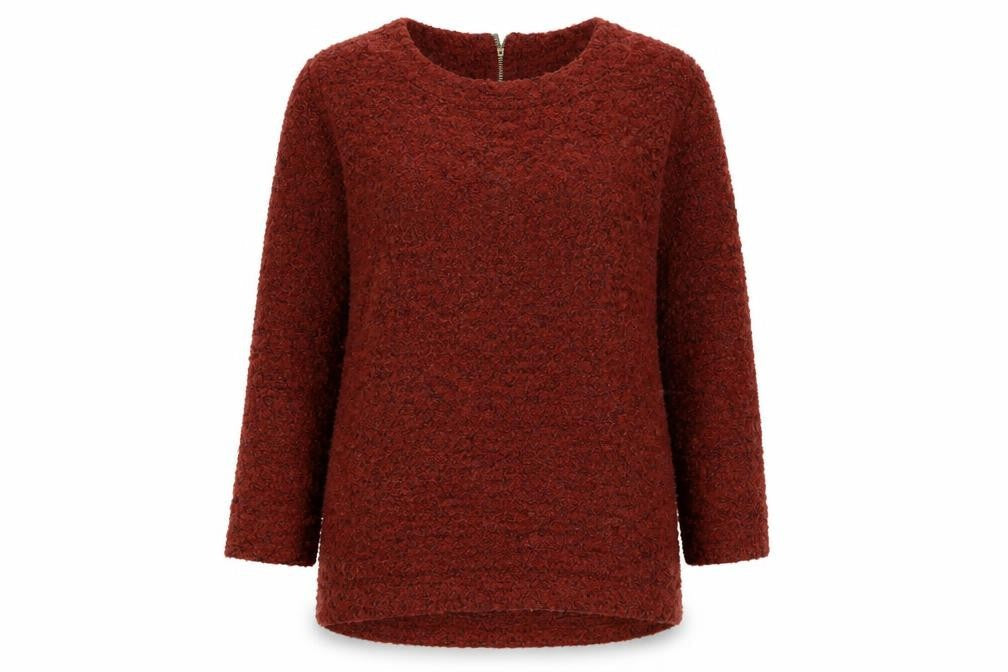Next Women's Brown Chunky Knit Pullover Jumper Size 12